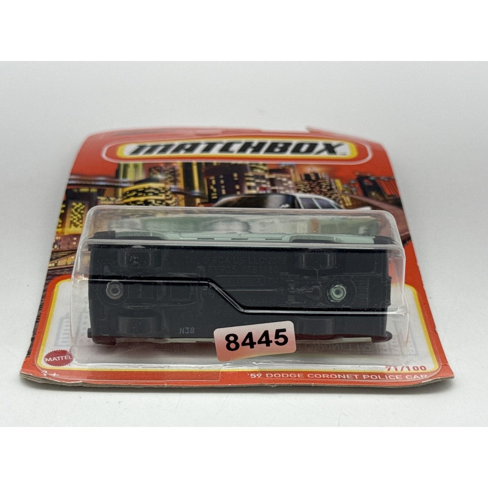 Matchbox 59 Dodge Coronet Police Car Diecast Mint Green